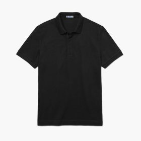 GILDAN x HYDT Paris Polo Unisex Fit Superior Quality TCPK Honeycomb Hidden Buttons Men Polo T-Shirt - Black