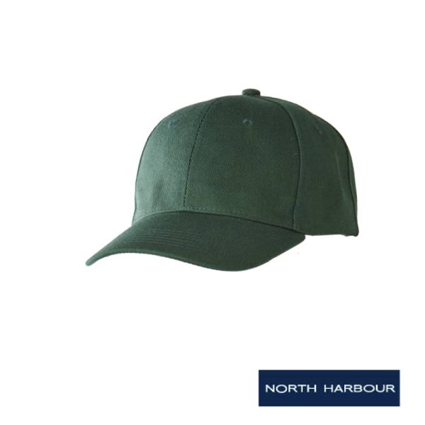 North Harbour Unisex Baseball Cap NHC1100 - Green