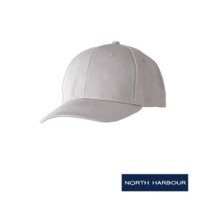 North Harbour Unisex Baseball Cap NHC1100 - Grey - Image 1