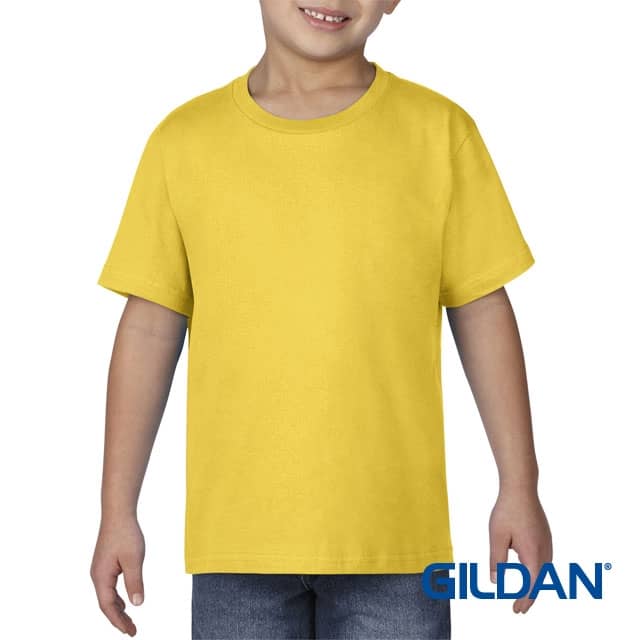 GILDAN Youth Kids Premium Cotton Boys Girls Cotton T-Shirt 76000B - Daisy - Image 1
