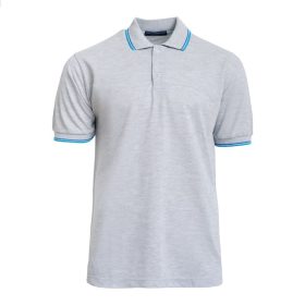 North Harbour Unisex Saffron Polo Cotton Polyester Premium Quality Men Women Smart Casual Polo Shirt NHB2700 Group A - Sport Grey - Image 1