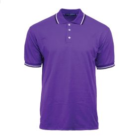 North Harbour Unisex Saffron Polo Cotton Polyester Premium Quality Men Women Smart Casual Polo Shirt NHB2700 Group B - Purple - Image 1