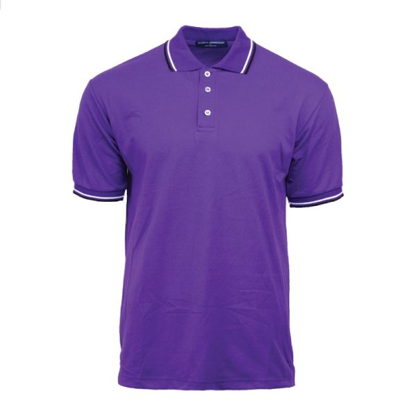 North Harbour Unisex Saffron Polo Cotton Polyester Premium Quality Men Women Smart Casual Polo Shirt NHB2700 Group B - Purple