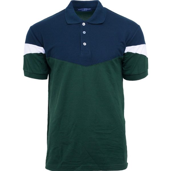 NORTH HARBOUR Unisex Adley Plain Polo Tee NHB2900 - Navy (Forest Green)