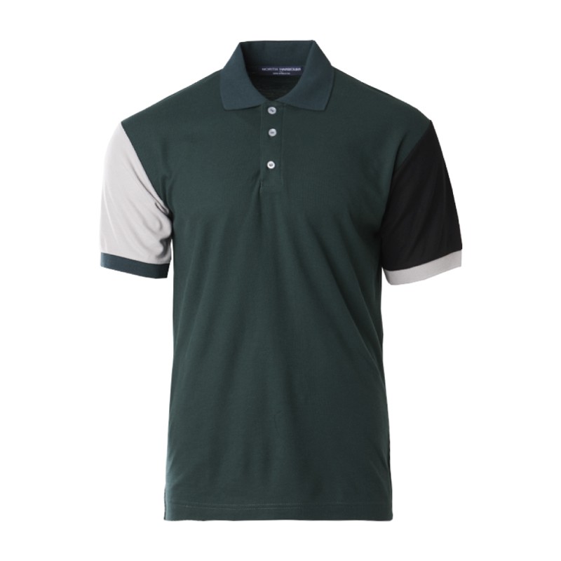North Harbour Superior Retail Fit Murphy Polo Cotton Polyester Group B NHB2300 - Forest Green - Image 1