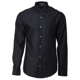 NORTH HARBOUR Long Sleeve Business Shirt Premium Oxford NHB1400 - Black - Image 1