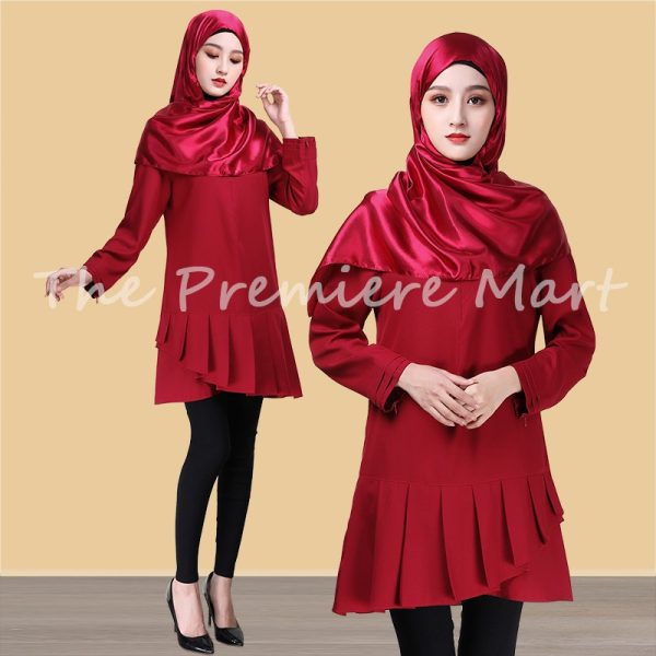 New Blouse Tunic Nursing Muslimah SZ013 - Maroon