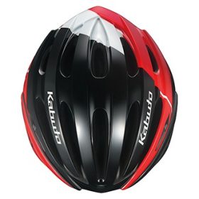 OGK KABUTO Rezza 2 Cycling Helmet - Black Red - Image 4