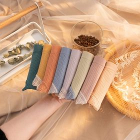 Women Seamless Cotton Panties Sexy Briefs Girl Lace Underwear SZ214 - Light Pink - Image 3