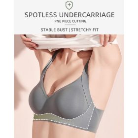 Women Bra Sets Underwear Seamless Sets Latex Bra Gather Comfortable Bra With Panties Ladies Bra SZ263 - Blue - Image 4