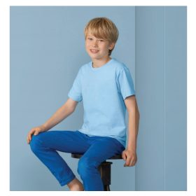 GILDAN Youth Kids Premium Cotton Boys Girls Cotton T-Shirt 76000B - Red - Image 3
