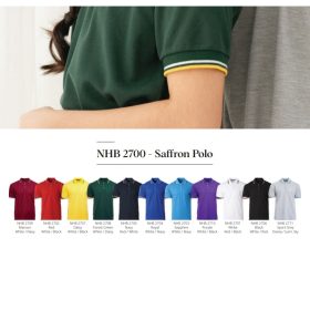 North Harbour Unisex Saffron Polo Cotton Polyester Premium Quality Men Women Smart Casual Polo Shirt NHB2700 Group A - Maroon - Image 5