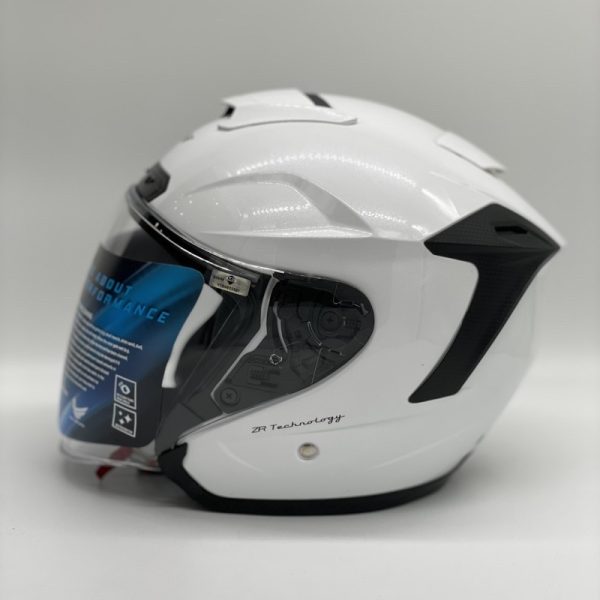 GRACSHAW GAIZER G838 White Helmet