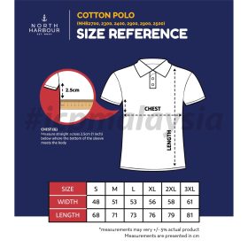 NORTH HARBOUR Superior Retail Fit Murphy Polo NHB2300 - Navy / White-Red - Image 6