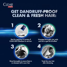 CLEAR MEN Anti Hair Fall Anti-Dandruff Shampoo 650ml - Image 8