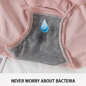 Antibacterial Underwear Women Seamless Ladies Underwear Traceless Antibacterial Graphene Pants SZ085 - 4 PCS With Box - Image 9