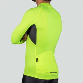 BELLWETHER Sol-Air UPF40 Long Sleeve Cycling Jersey - Yellow - Image 3
