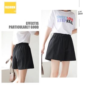 Summer New Women Cotton And Linen Shorts Loose Sports Casual High Waist Plus Size A Word Linen Wide leg SZ105 - Green - Image 9