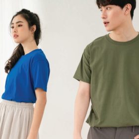 GILDAN Premium Cotton Unisex Best Comfy T-Shirt Multi Color Plain Round Neck Adult Men Women 76000 - Navy - Image 3