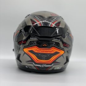 GRACSHAW Gennex G535 Kaisar Cream Titan Helmet - Image 3