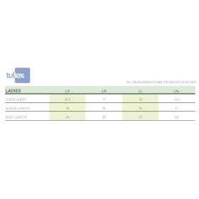 TULTEX Ladies Female Side-Seamed Slim Fit Blend Tee 240 - Black - Image 5