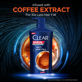 CLEAR MEN Anti Hair Fall Anti-Dandruff Shampoo 650ml X 2 - Image 3