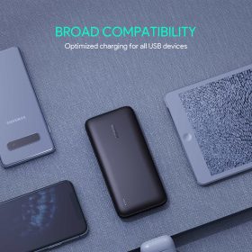 (NEW) AUKEY PB-N73S-18W PD N Series 10000mAh USB C / Lightning Universal Powerbank for Android & iOS Apple Device - Black - Image 3
