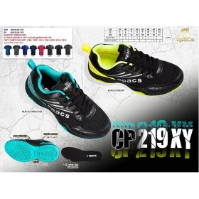APACS Original Badminton Shoes CP219 - Black Yellow - Image 6