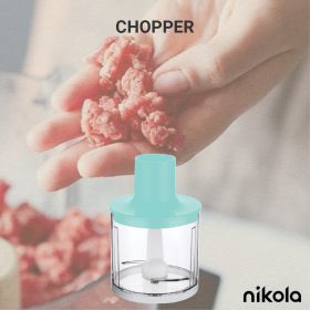 NIKOLA 4-in-1 Multi-Functional Blender (MB100) 2 Speed Mode, 500W - Blue - Image 6