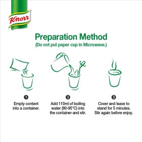 KNORR Cup Instant Pasta Creamy Mushroom 40g - Image 5