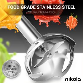 NIKOLA 4-in-1 Multi-Functional Blender (MB100) 2 Speed Mode, 500W - Blue - Image 5