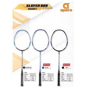 APACS Slayer 889 (No String) Original Badminton Racket - Black - Image 8
