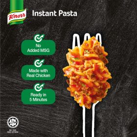 KNORR Cup Instant Pasta Chicken Bolognese 40g - Image 3