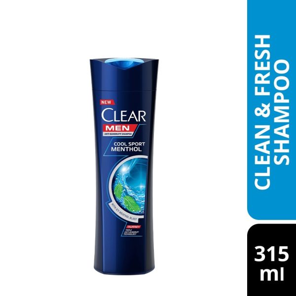 CLEAR MEN Shampoo Cool Sport Menthol Anti-Dandruff 315ml