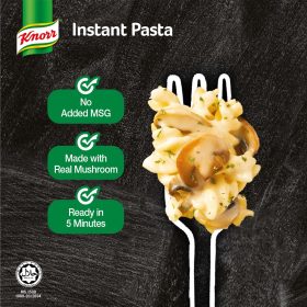 KNORR Cup Instant Pasta Creamy Mushroom 40g - Image 3
