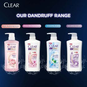 CLEAR Ice Cool Menthol Anti-Dandruff Shampoo 480ml - Image 3