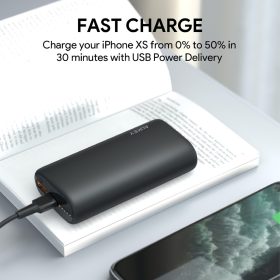 AUKEY PB-Y36 10K Sprint Go Mini 18W PD Power Bank (10000mAh) - Black - Image 4