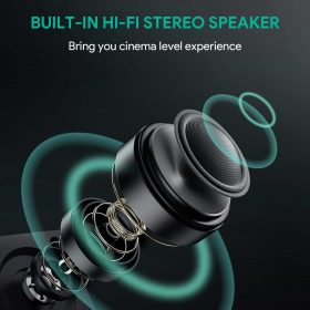 AUKEY RD-870 Cinex S Lite Full HD 1080P Wi-Fi LED Projector with Support Smartphone Screen Sync HDMI - White - Image 5