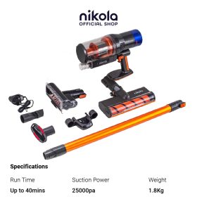 NIKOLA X50 Cordless Vacuum Cleaner Brushless Motor Cyclone Max EasyMove - Standard - Image 3