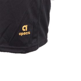 APACS Shorts Pant with 2 Side Pockets Original - Black / Gold - Image 4