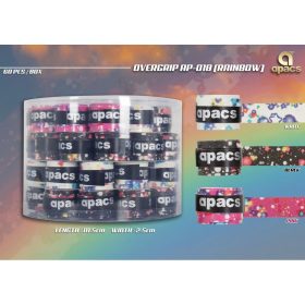 APACS Rainbow Overgrip AP-018 - Black - Image 4