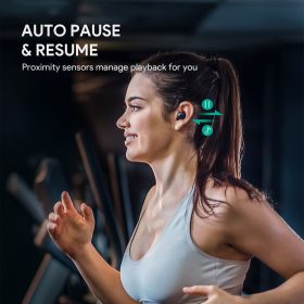 AUKEY EP-T31 TWS Wireless Charging Earbuds Elevation in-ear Detection with Auto Gaming 65ms Low Latency Mode - Black - Image 7