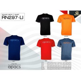 APACS Dry Fit T-Shirt Ap297 - Orange - Image 3