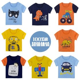 (Ready stock) Car Baby / Boy Kid T-shirt for New born to 4 Years old - Blue - Image 3
