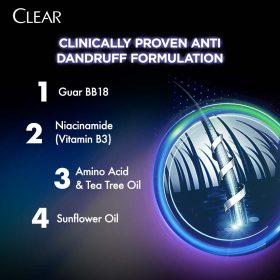 CLEAR Extra Strength Anti-Dandruff Shampoo 610ml - Image 5