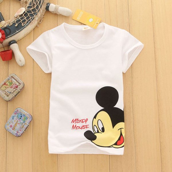 (Ready stock) Mickey Boy / Girl Kid T-shirt 18 months to 6 years old - White