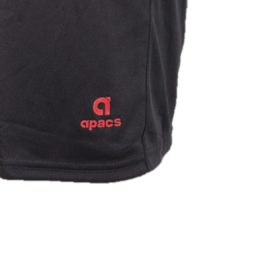 APACS Shorts Pant with 2 Side Pockets Original - Black / Red - Image 4