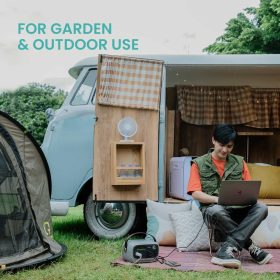 AUKEY PS-RE03 PowerStudio 300 297Wh 82500mAh Portable Power Station 100W Power Delivery with Sine Wave Output - Grey - Image 7