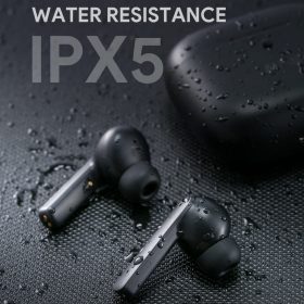 AUKEY EP-N5 Sound Stream Hybrid Active Noise Cancelling ANC Bluetooth 5 TWS True Wireless Earbuds IPX5 - Black - Image 3
