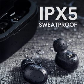 AUKEY EP-T31 TWS Wireless Charging Earbuds Elevation in-ear Detection with Auto Gaming 65ms Low Latency Mode - Black - Image 5